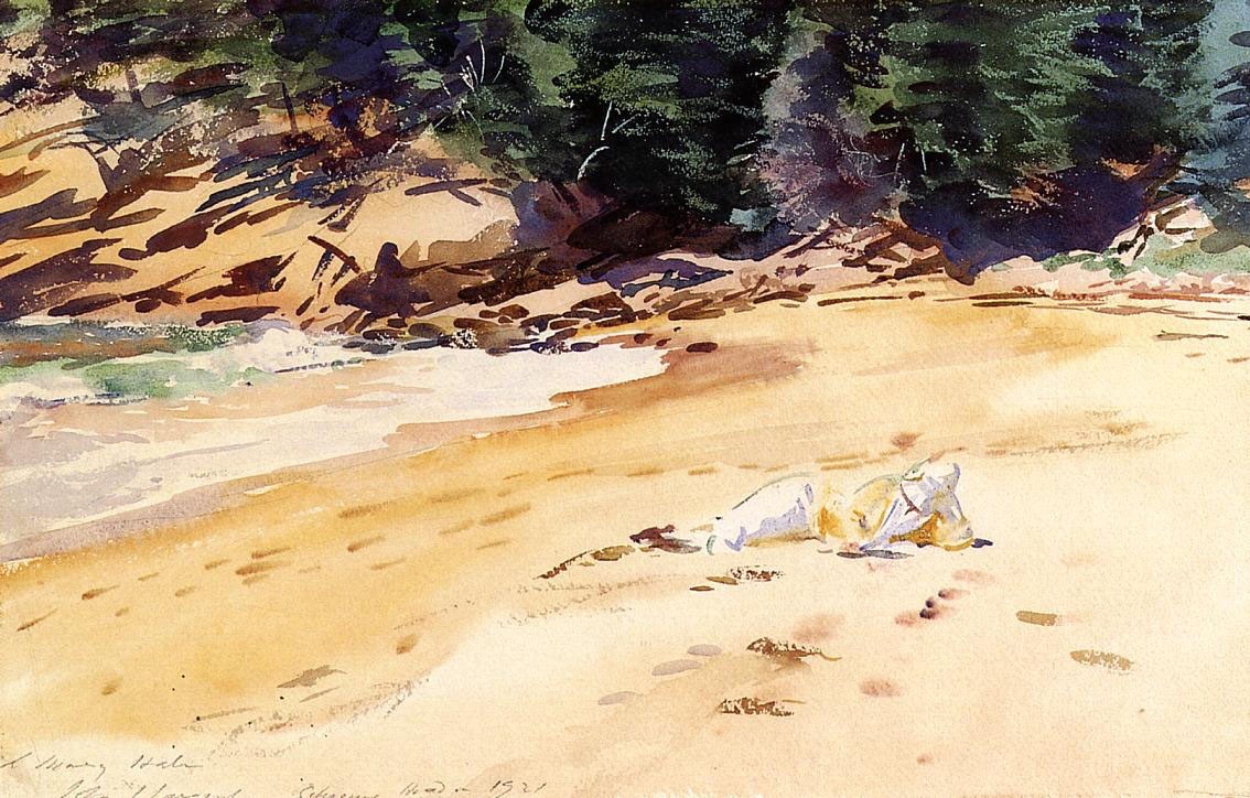 John Singer Sargent Sand Beach Schooner Head Maine